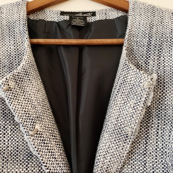 Multicolored Ruffle Blazer Size 6 - Picture 2 of 6